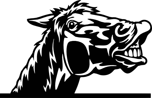 (356-02-1T) Peeking Horse