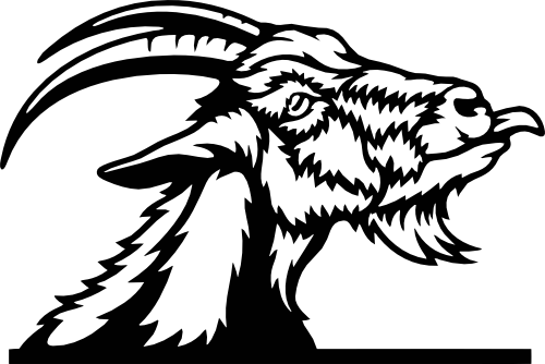 (356-02-1H) Peeking Goat