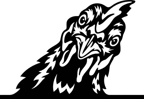 (356-02-1N) Peeking Chicken