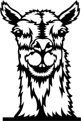 (356-02-1S) Peeking Llama