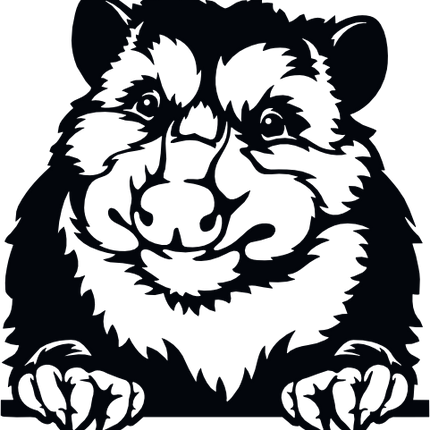 (356-03-1F) Peeking Animal