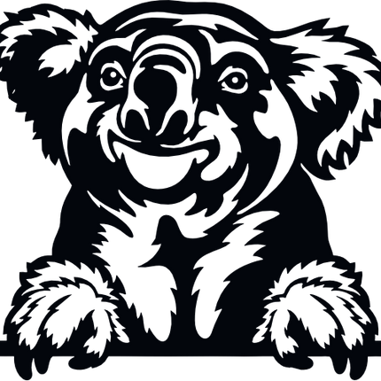 (356-03-1N) Peeking Koala