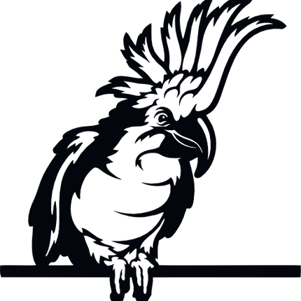 (356-03-1Y) Peeking Cockatoo