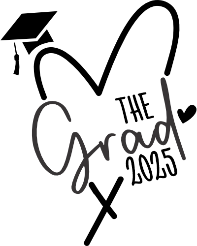 (s357-3B) The Grad Any Year Heart