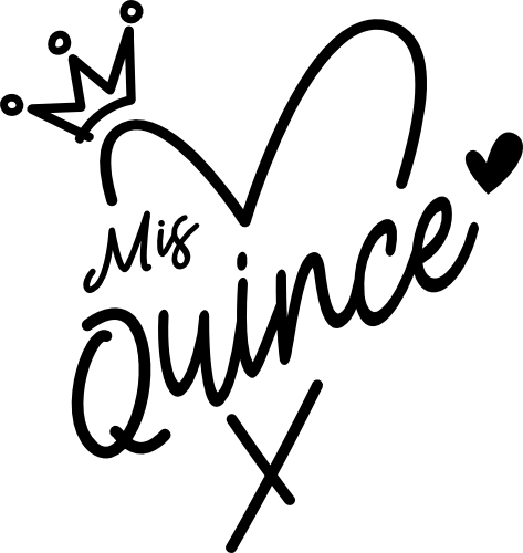 (357-04) Mis Quince Heart Crown