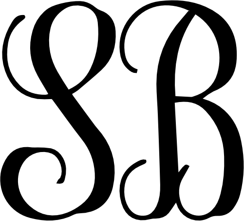 (035-2) Vine2 2 Letter Monogram