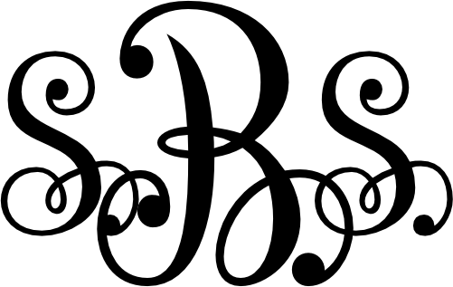 (s035-3) Vine3 Monogram