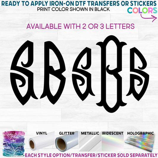(s035-8) Roundfish Monogram