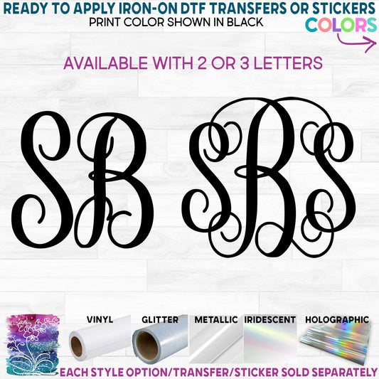 (s035-5) Vine5 Monogram