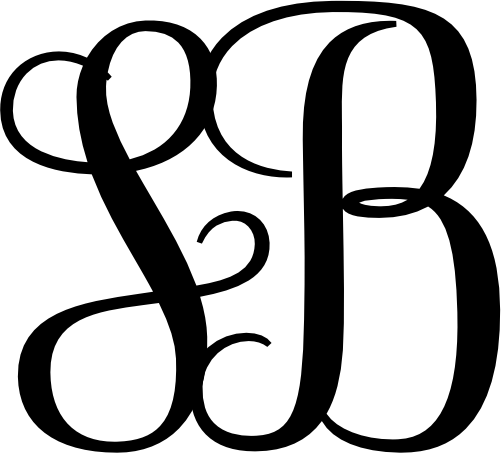 (035-4) Vine4 2 Letter Monogram