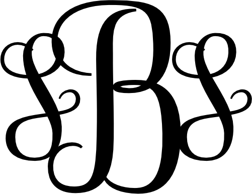 (s035-4) Vine4 Monogram