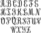 (s035-4) Vine4 Monogram