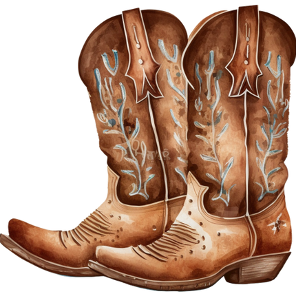 (s036-3-C2) Cowboy Boots