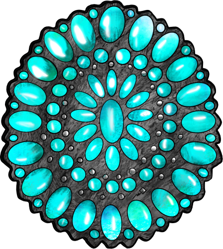 (s036-3-N) Turquoise Gemstone
