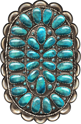 (s036-3-O) Turquoise Gemstone