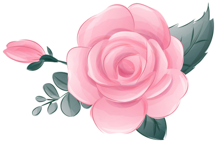 (361-01) Pink Rose