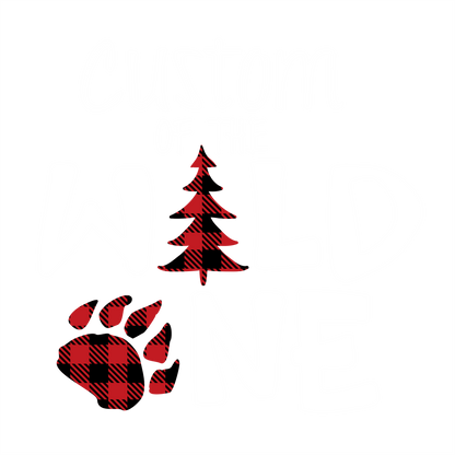 (s365-B) Family of the Wild One Ones Mama Custom Text