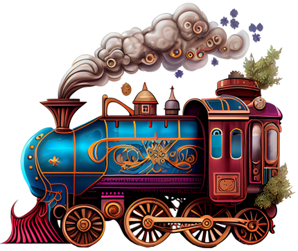 (366-1F) Vintage Steam Train