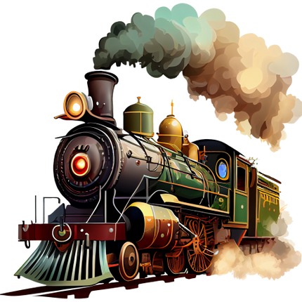 (366-1H) Vintage Steam Train