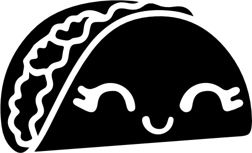 (s368-2-E) Taco Cute Face