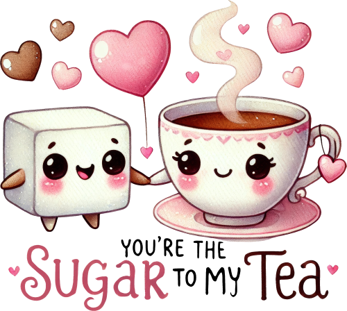(s368-4) You're the Sugar to My Tea