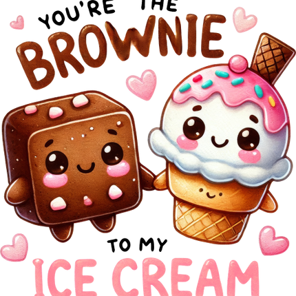 (s368-4) You're the Brownie to My Ice Cream