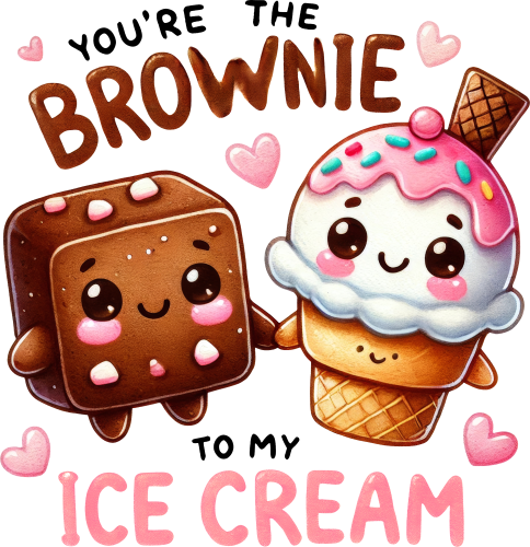 (s368-4) You're the Brownie to My Ice Cream