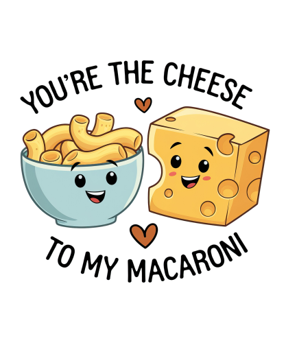 (s368-4) You're the Cheese to My Macroni
