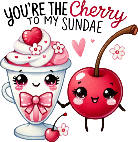 (s368-4) You're the Cherry to My Sundae