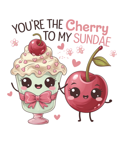 (s368-4) You're the Cherry to My Sundae