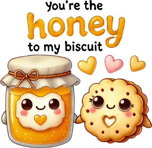 (s368-4-M) You're the Honey to My Biscuit