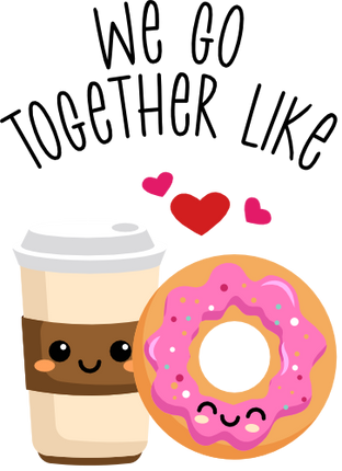 (s368-3) We Go Together Like 6 Food Combo Options