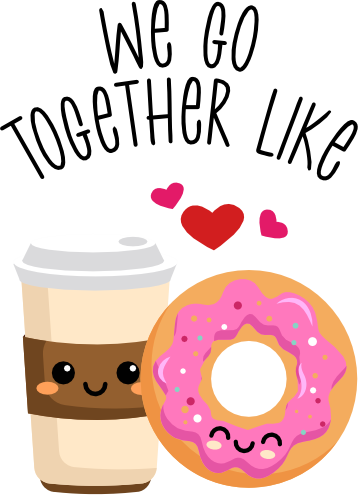 (s368-3) We Go Together Like 6 Food Combo Options