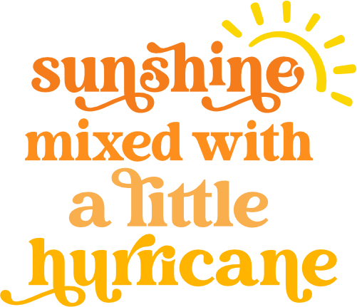 (369-02) Sunshine Mixed with a Little Hurricane
