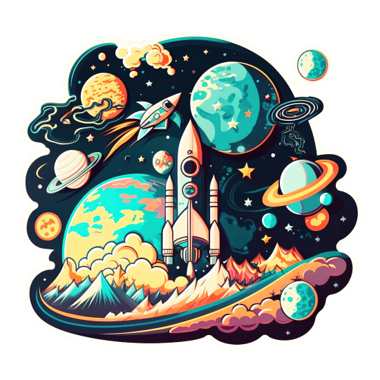 (s369-4-T) Planets Galaxy Space