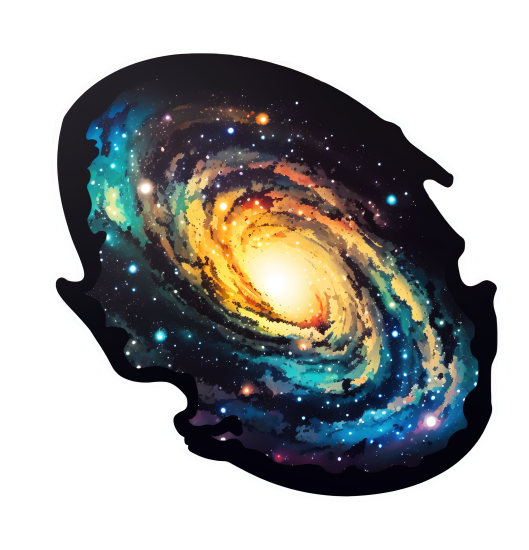 (s369-4-Y) Galaxy Space