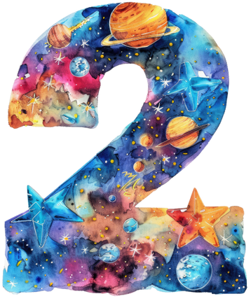 (369-07) Space Galaxy Monogram Letter All Letters A-Z Numbers 0-9
