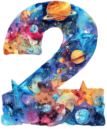 (s369-7) Space Galaxy Monogram Letter All Letters A-Z Numbers 0-9