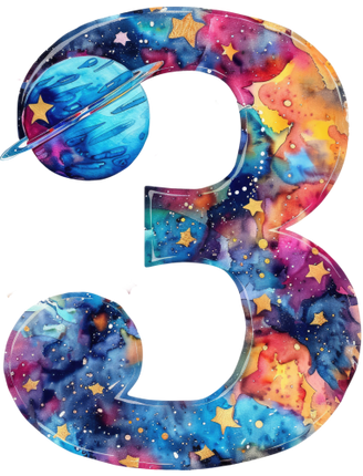 (369-07) Space Galaxy Monogram Letter All Letters A-Z Numbers 0-9
