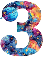 (s369-7) Space Galaxy Monogram Letter All Letters A-Z Numbers 0-9