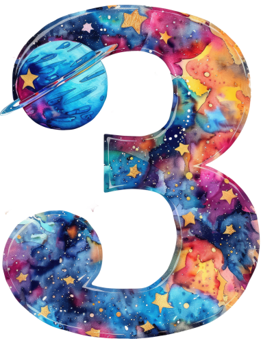 (s369-7) Space Galaxy Monogram Letter All Letters A-Z Numbers 0-9