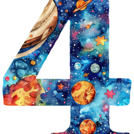 (369-07) Space Galaxy Monogram Letter All Letters A-Z Numbers 0-9