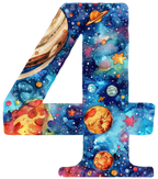 (s369-7) Space Galaxy Monogram Letter All Letters A-Z Numbers 0-9