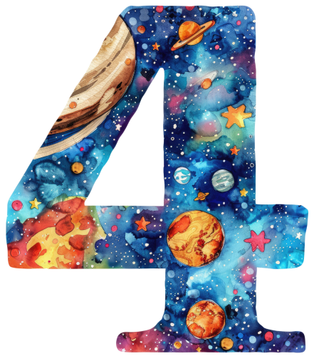 (s369-7) Space Galaxy Monogram Letter All Letters A-Z Numbers 0-9