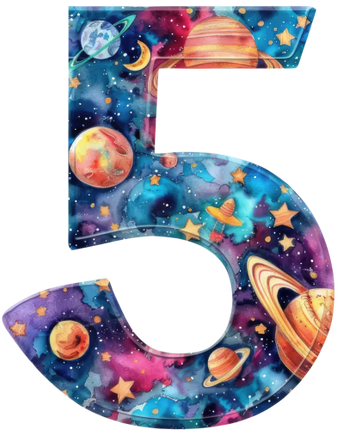 (369-07) Space Galaxy Monogram Letter All Letters A-Z Numbers 0-9