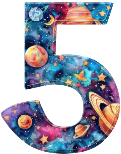 (s369-7) Space Galaxy Monogram Letter All Letters A-Z Numbers 0-9