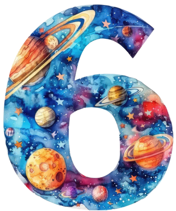 (369-07) Space Galaxy Monogram Letter All Letters A-Z Numbers 0-9