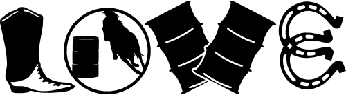 (s036-5D) Love Barrel Racing