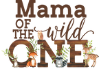 (s379-3) Wild One Baby Forest Animals Family Custom Collection