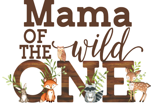 (s379-3) Wild One Baby Forest Animals Family Custom Collection